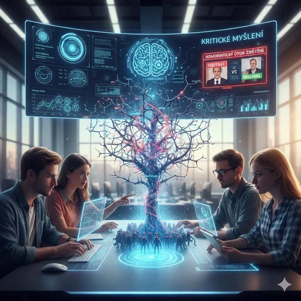 Kritické myšlení - ilustrační obrázek